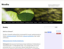 Tablet Screenshot of nirodha.fi